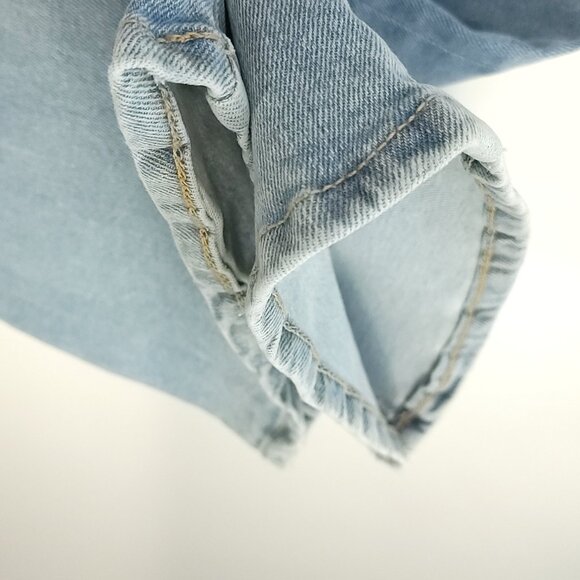 LuLaRoe Flare Jeans Women's 34 Light Blue Denim Slimming Panel - Picture 7 of 11